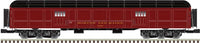 70' Madison Heavyweight 4-Car Set - 3-Rail - Ready to Run -- Boston & Maine Baggage 3290, Coach 4621, 4628, Obs 11 (maroon, black)