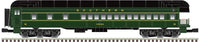 70' Madison Heavyweight 4-Car Set - 3-Rail - Ready to Run -- Southern Railway Baggage 547, Coach 1051, 1054, Observation Virginia (green