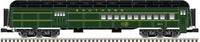 70' Madison Heavyweight Combine and Diner Set - 3-Rail - Ready to Run -- Southern Railway 663, 3169 (green, black)