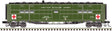 Troop Hospital Car - 3-Rail - Ready to Run -- US Army (Pullman Green, white, Red Cross Logos)