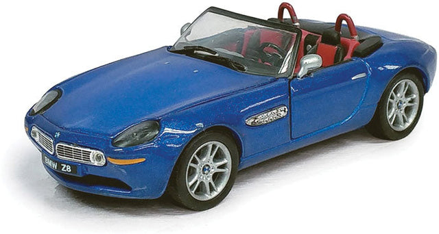 BMW Z8 Roadster - Assembled -- Top Down (blue)