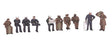 Army/Navy Passenger Set #4 -- pkg(10)-1