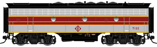 EMD F7B Early Phase 1 - Unpowered -- Erie Lackawanna #7123 (gray, maroon, yellow)