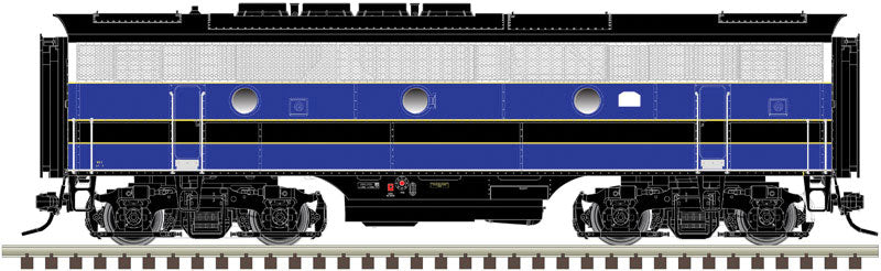 EMD F3B Phase 2 Early - 2-Rail - Unpowered - Master(R) -- Baltimore & Ohio #82X (blue, gray, black)