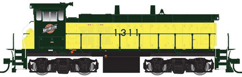 EMD MP15DC Standard Hood  - 3-Rail w/Sound & TMCC - Master(R) -- Chicago & North Western #1316 (Yellow, green)