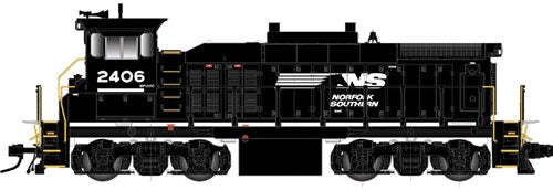 EMD MP15DC Standard Hood  - 3-Rail w/Sound & TMCC - Master(R) -- Norfolk Southern #2432 (black, Horse Head Logo)