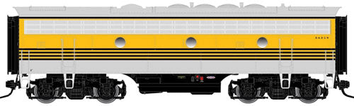 EMD F7B Early Phase 1 - 3-Rail w/RailSounds(TM) & TMCC -- Denver & Rio Grande Western #5582 (4-Stripe, Aspen Gold, silver, black)