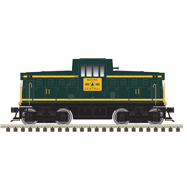 GE 44-Tonner - 3-Rail - Proto-Sound 3.0 and DCS - Premier -- Maine Central 11 (green, yellow)