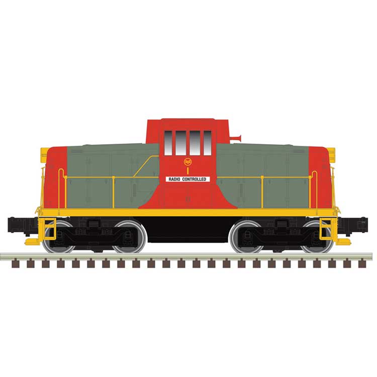 GE 44-Tonner - 3-Rail - Proto-Sound 3.0 and DCS - Premier -- US Steel 1 (red, green, yellow)