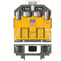 EMD SD40-2 - 3-Rail - Proto-Sound 3.0 and DCS - Premier -- Union Pacific 1764 (Armour Yellow, gray, red, blue Nose Wings)
