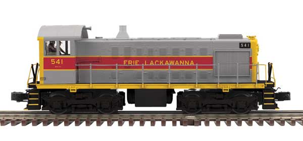 Alco S2 - 3-Rail - Proto-Sound 3.0 - Premier -- Erie Lackawanna #542 (gray, maroon, yellow)