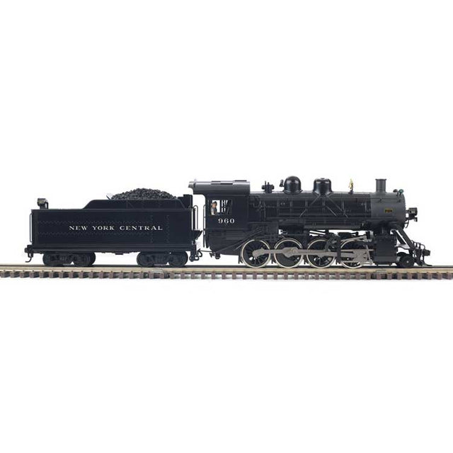 2-8-0 Consolidation - 3-Rail - Proto-Sound 3.0 - Premier -- New York Central #1009 (black, graphite)