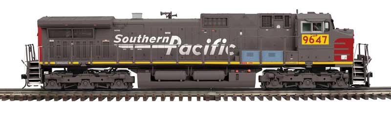 GE C44-9W - 3-Rail - DCS and Proto-Sound 3.0 - Premier -- Union Pacific #9647 (Patched SP, gray, red, white, Speed Lettering)