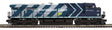 GE ES44AC - 2-Rail - Sound and DCC - Premier -- Florida East Coast #815 (2024 Grupo Mexico Scheme, blue, gray, Green Leaf)