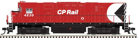Alco C424 - 3-Rail - Proto-Sound 3.0 and DCS - Premier -- Canadian Pacific #4230 (Action Red, white, black, Multimark Logo)