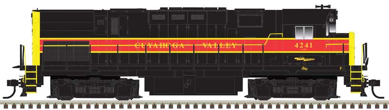 Alco C424 - 3-Rail - Proto-Sound 3.0 and DCS - Premier -- Cuyahoga Valley Scenic Railway #4241 (black, red, yellow)