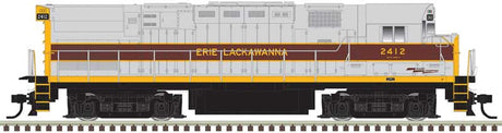 Alco C424 - 3-Rail - Proto-Sound 3.0 and DCS - Premier -- Erie Lackawanna #2412 (gray, maroon, yellow)