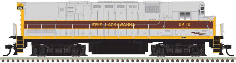 Alco C424 - 3-Rail - Proto-Sound 3.0 and DCS - Premier -- Erie Lackawanna #2414 (gray, maroon, yellow)