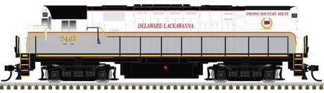 Alco C424 - 2-Rail - Standard DC - Premier -- Delaware-Lackawanna #2403 (white, gray, yellow, red)