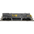 GE U30C - 3-Rail - ProtoSound 3.0 - Premier -- Louisville & Nashville #1548 (gray, yellow)