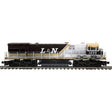 GE U30C - 3-Rail - ProtoSound 3.0 - Premier -- Louisville & Nashville #1499 (black, gold, white)