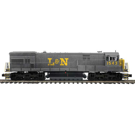 GE U30C - 2-Rail - Sound and DCC - ProtoSound 3.0 - Premier -- Louisville & Nashville #1548 (gray, yellow)