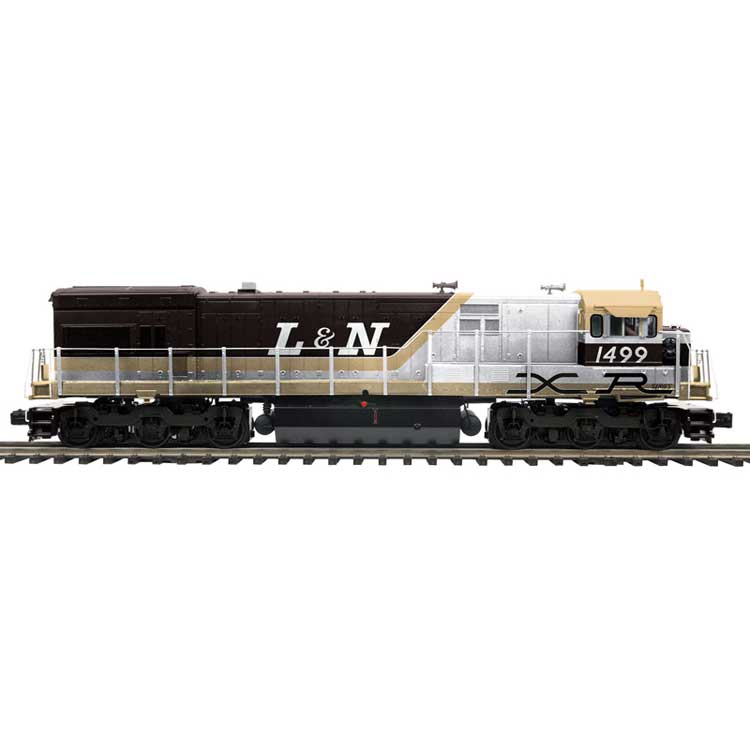 GE U30C - 2-Rail - Sound and DCC - ProtoSound 3.0 - Premier -- Louisville & Nashville #1499 (black, gold, white)