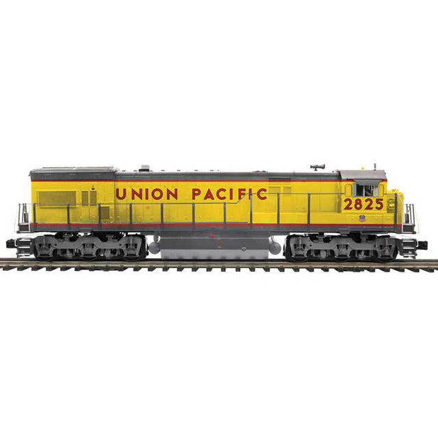 GE U30C - 2-Rail - Sound and DCC - ProtoSound 3.0 - Premier -- Union Pacific #2825 (Armour Yellow, gray, red)