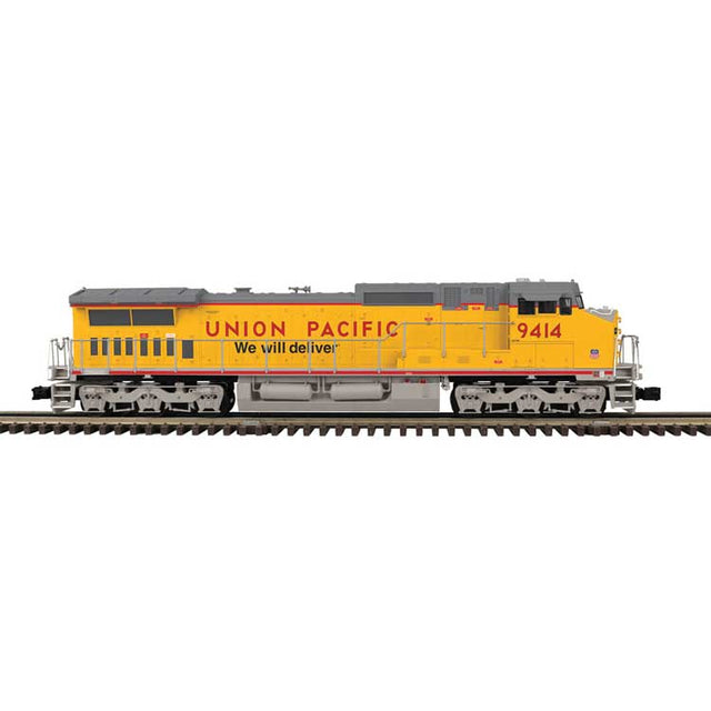 GE Dash 8-40CW - 3-Rail - Proto-Sound 3.0 - Trainman(TM) -- Union Pacific #9423 (Armour Yellow, gray, red sill, We Will Deliver)