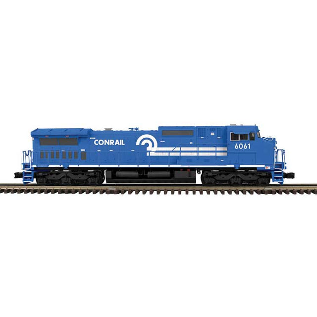 GE Dash 8-40CW - 3-Rail - Conventional Analog - Trainman(TM) -- Conrail #6087 (blue, white)