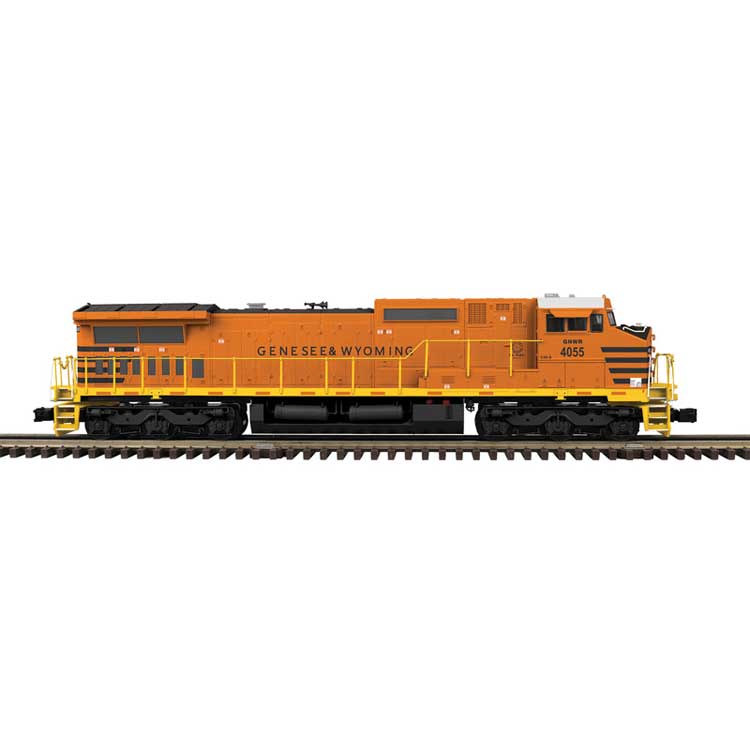 GE Dash 8-40CW - 3-Rail - Conventional Analog - Trainman(TM) -- Genesee & Wyoming #4055 (Heritage, orange, black, yellow)