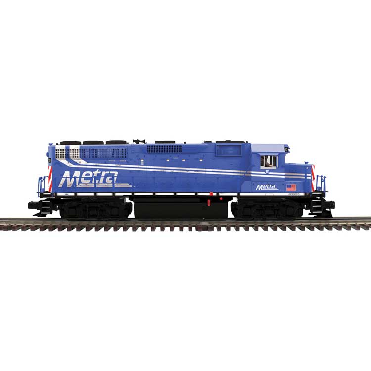 EMD GP40 - 3-Rail - Proto-Sound 3.0 - Premier -- Metra #10 (blue, white, red)