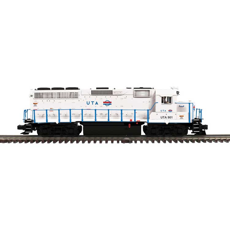 EMD GP40 - 3-Rail - Proto-Sound 3.0 - Premier -- Utah Transit Authority UTA #901 (white, blue, red)