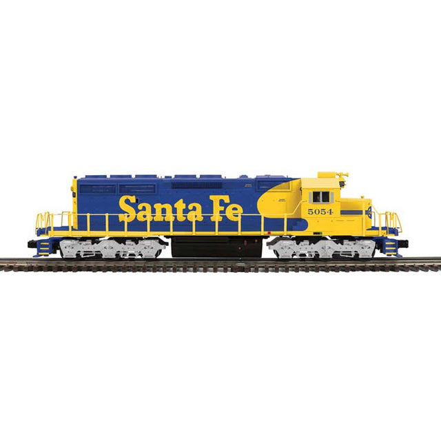 EMD SD40 - 3-Rail - Proto-Sound 3.0 & DCS - Premier(TM) -- Santa Fe #5054 (Warbonnet, blue, yellow)