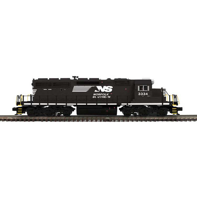 EMD SD40 - 2-Rail - Proto-Sound 3.0 & DCC - Premier(TM) -- Norfolk Southern #3334  (black, white, Horse Head Logo)
