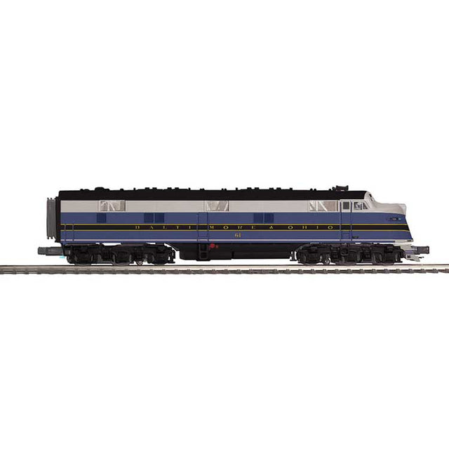 EMD E6A - 3-Rail - Proto-Sound 3.0 & DCS - Premier(TM) -- Baltimore & Ohio #61 (blue, gray, black)