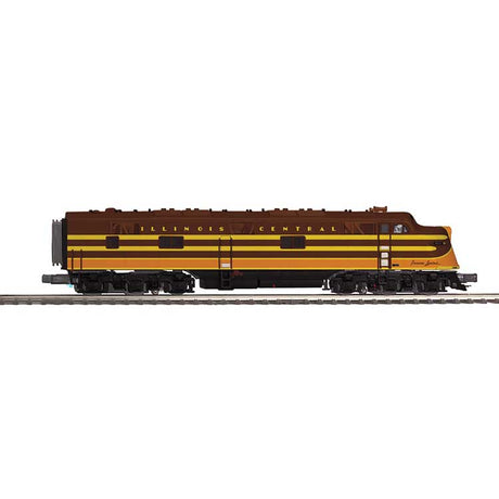 EMD E6A - 3-Rail - Proto-Sound 3.0 & DCS - Premier(TM) -- Illinois Central #4001 (brown, yellow, orange)
