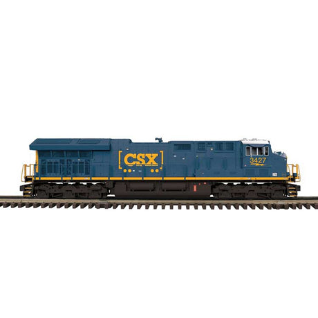 GE ES44AC - 3-Rail - Proto-Sound 3.0 & DCS - Premier(TM) -- CSX #3444 (blue, yellow, Boxcar Logo)