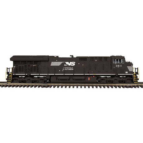 GE ES44AC - 2-Rail - Proto-Sound 3.0 & DCS - Premier(TM) -- Norfolk Southern #3624 (black, white, Horse Head Logo)