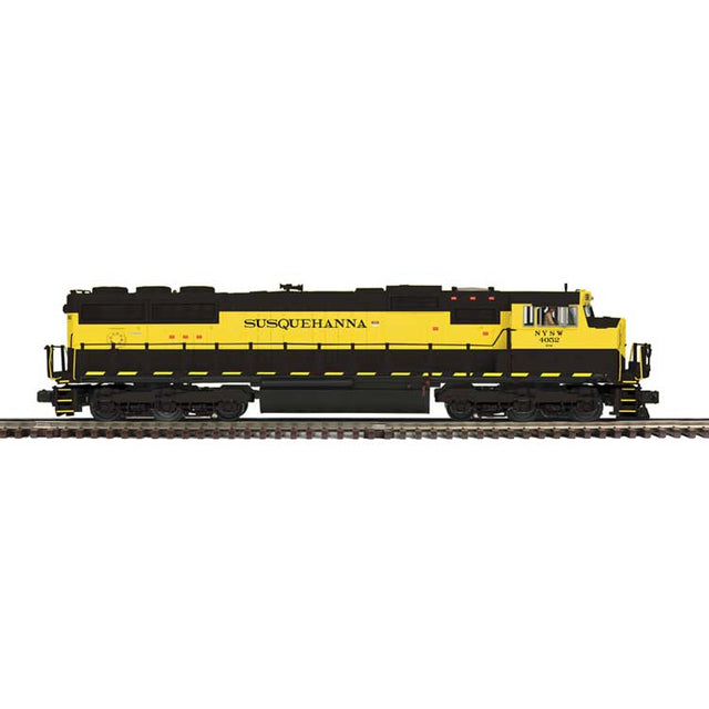 EMD SD70M - 3-Rail - Proto-Sound 3.0 - Premier -- New York, Susquehanna & Western #4052 (yellow, black)