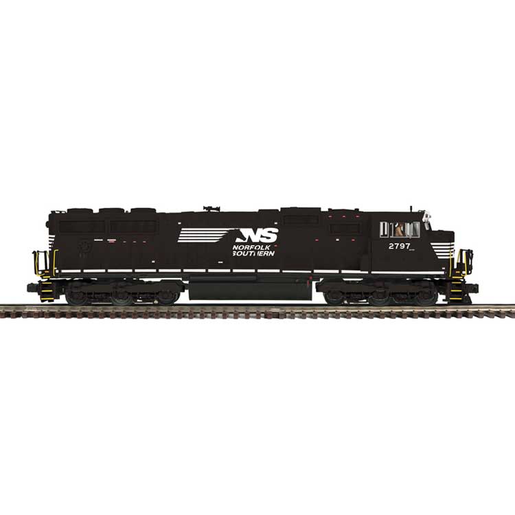 EMD SD70M - 3-Rail - Proto-Sound 3.0 - Premier -- Norfolk Southern #2797 (black, white, Horse Head Logo)