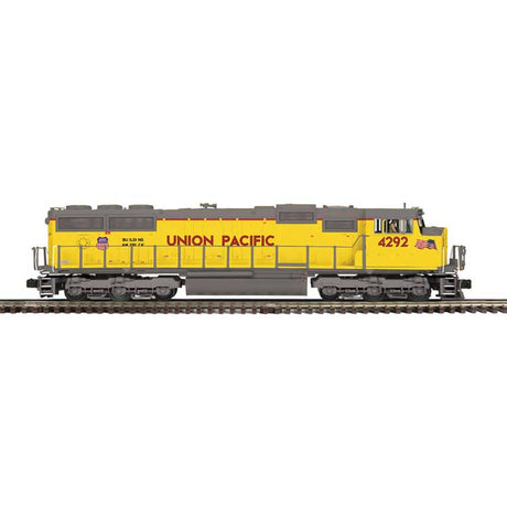 EMD SD70M - 3-Rail - Proto-Sound 3.0 - Premier -- Union Pacific #4294 (2020 Scheme, Armour Yellow, gray, flag on nose)