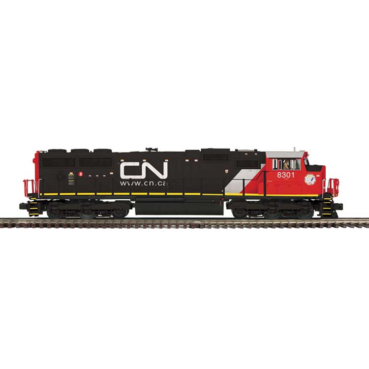 EMD SD70M - 2-Rail - Proto-Sound 3.0 - Premier -- Canadian National #8301 (black, red, white)