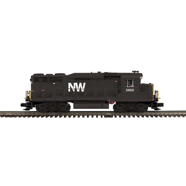 EMD GP30 - 3-Rail - Proto-Sound 3.0 - Premier -- Norfolk & Western #2904 (black, NW Logo)