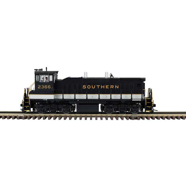 EMD MP15DC - 2-Rail -Standard DC - Master(R) -- Southern Railway #2366 (black, white, gold)