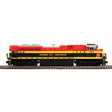 EMD SD70ACe - 3-Rail - Proto-Sound 3.0 - Premier -- Kansas City Southern #4191 (Southern Belle, red, black, yellow)