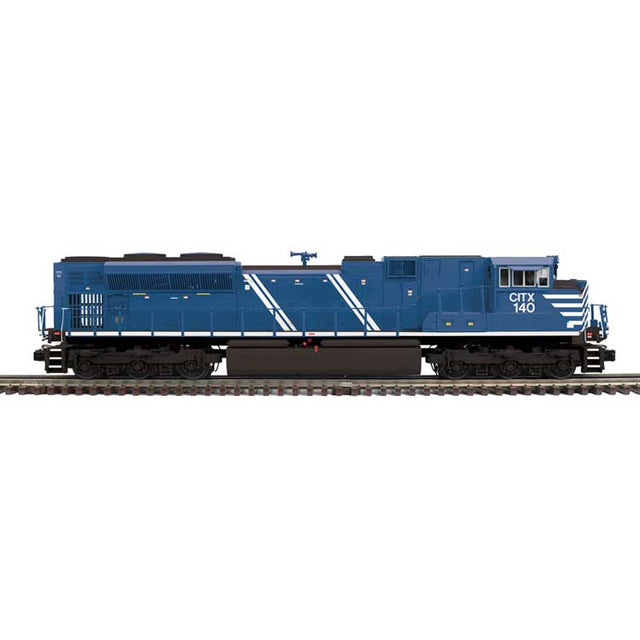 EMD SD70M-2 - 2-Rail - Proto-Sound 3.0 - Premier -- CIT Group #140 (blue, white)