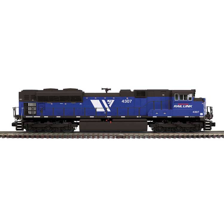 EMD SD70ACe - 2-Rail - Proto-Sound 3.0 - Premier -- Montana Rail Link #4307 (blue, black, white, Later Logo)