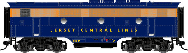 EMD F3B Phase II - 2-Rail w/QSI Sound & DCC - Master(R) Gold -- Central Railroad of New Jersey #4D (blue, orange)