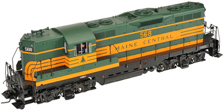 EMD GP7 Phase II - 2-Rail w/QSI Sound & DCC - Master(R) Gold -- Maine Central #568